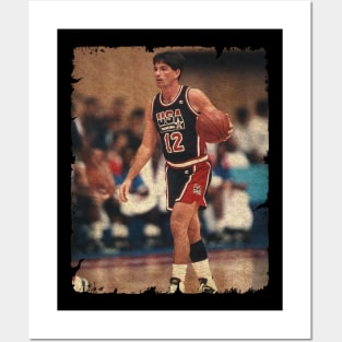 John Stockton #12 on Team USA, 1992 Posters and Art